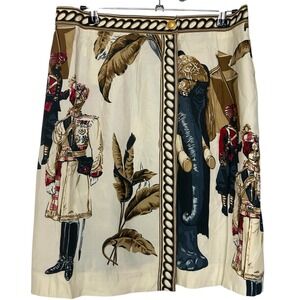 Mondi Wrap‎ Skirt Size 38 Majestic Collection Elephant Print RARE Vintage